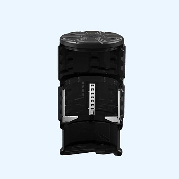 КН 780М/1500 с крышкой D 780 мм Полимер Пластиковый колодец с подготовкой к установке кабельных стоек